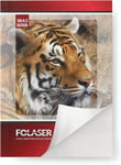 Folaser 10x film autocollant blanc SRA3 450x 320 mm film laser brillant film brillant autocollant pour imprimante papier autocollant imprimante laser film polyester brillant autocollant