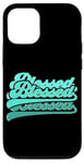 Coque pour iPhone 12/12 Pro Bleu sarcelle Aqua So So Blessed Aqua Graphic