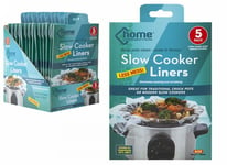 25pcs Slow Cooker Liners 6.5L Size 30 x 55cm Seals in Flavour Crock Pots Cookers