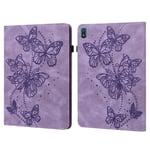 SKALO Nokia T20 Mandala Butterfly Fodral - Lila