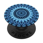 Blue Mandala Pop Mount Socket Cute Designed Divine Mandala PopSockets PopGrip: Swappable Grip for Phones & Tablets