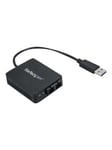 StarTech.com USB 3.0 to Fiber Optic Converter - 1000Base-SX SC - netværksadapter