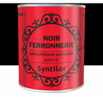 Syntilor - Peinture ferronnerie extérieur noir, 0.375 l