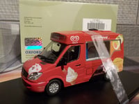 MERCEDES, WHITBY MONDIAL, ICE CREAM VAN, Mr Whippy 1/43 Oxford Diecast 43WM001