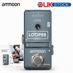 ammoon Nano Loop Electric Guitar Effect Pedal Looper Unlimited Overdubs Pedal UK