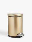 John Lewis Soft Close Bathroom Pedal Bin, 3L