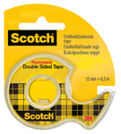 Dubbelhäftande Tejp Scotch 665 Med Hållare 12mm x 6,3m