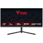 Itek Ecran GGF - 30 pouces Plat, WFHD 2560x1080 UltraWide, VA, 100 Hz, 21:9, 4 ms OD, 2xHDMI, DP, haut-parleur, HDR Ready, Adapt Sync