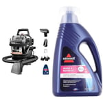 BISSELL SpotClean HydroSteam | 1000W Portable Spot Cleaner | Clean Carpets, Upholstery & Car | 3689E & Wash & Remove Pro Total Formula | 2212E 1.5L