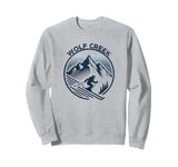 Wolf Creek Pagosa Springs Colorado Ski Resort Winter Skiing Sweatshirt