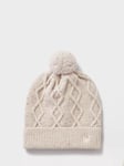 Crew Clothing Glitterball Cable Knit Bobble Hat