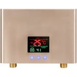 Chauffe eau électrique,mewmewcat Chauffe-Eau Instantané 3KW Mini Chauffe-Eau Électrique Sans Réservoir Mural avec Affichage led Réglage de la