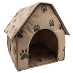 DZHTWSRYGR Foldable Dog House Collapsible Dog House Pet Tent Cat Kennel Small Dog Accessories Pet Supplies