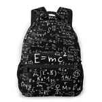 LNLN Sac à Dos décontracté pour Les Filles Physics Equations Pattern Laptop Backpack School Backpack for Men Women Lightweight Travel Casual Durable Daily Daypack College Student Rucksack 11 5in X