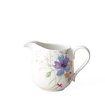 Villeroy & Boch – Mariefleur Basic Milk Jug, Beautiful, Practical Milk jug with Playful Flower Decoration, White/Coloured, Dishwasher Safe, 300 ml