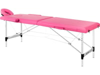 Activeshop Hopfällbar Massagebänk Aluminium Komfort Activ Fizjo 2 Segment Rosa