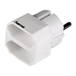 Hama Adaptateur de 00108847-Câble Adaptateur pour Prise électrique Blanc