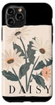 Coque pour iPhone 11 Pro Tenue simple avec marguerite pour les amoureux de la floraison