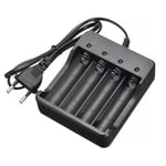 Chargeur Rapide pour Batterie AA, AAA. Convient aux Batteries : 10440, 14500, 17670, 18650, 18700.