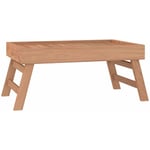 Vidaxl - Plateau pliable 55x35x25 cm Bois de teck massif n/a