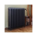 Radiateur fonte lisse - Hauteur 950mm - Longueur 1014mm - 2353 watt - Epaisseur 250mm - Contenance 36.4L - L395L/13