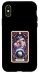 Coque pour iPhone X/XS Gemini Tarot Carte astrologique Zodiaque Astrologie Signe astrologique