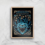 Dungeons & Dragons Monster Manual Giclee Art Print - A3 - Wooden Frame