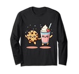 Chocolate Cookie Milkshake Bake Baking Baker Sweet Tooth Long Sleeve T-Shirt