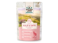 Wildes Land Wildes Land Cat Classic Adult Kalb &Amp  Ente Portionspåse 100G