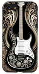 Coque pour iPhone SE (2020) / 7 / 8 Illustration de guitare ornée pour les musiciens et les