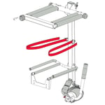 Mottez A022P Skiholder for tilhengerfeste