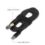 Câble USB de type C universel pour ordinateur portable,adaptateur de prise jack CC pour Hp,Bali,Lenovo,Dell,Lapmedicians,convertisseur PD,100W - Type USB C to 5.5-2.5mm