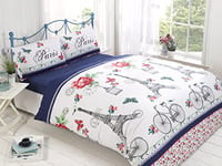 Rapport Home C'est La Vie 4-Piece Bedding Set, King-Red, Polyester-Cotton