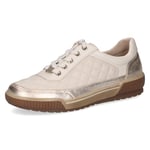 CAPRICE Baskets Basses pour Femme 9-23705-43, Offwhite Comb, 38 EU