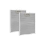 Tigrezy - 2 pièces Filtre à Graisse Métallique pour Hotte Aspirante 320x260mm,Filtre en Maille Accessoire Hotte Aspirante pour Hottes de Cuisine