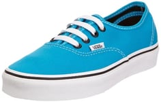 Vans Unisex Adult Authentic Leather Canvas Blue Jewel/Black Trainer Vnjvlk2 12 UK