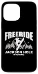 Coque pour iPhone 13 Pro Max Snowboard Freeride Jackson Hole Wyoming