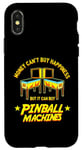 iPhone X/XS Cant Buy Happiness Pinball Arcade Machine Wizard Designer Case