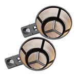 Återanvändbart kaffekorgsfilter kompatibelt med Hamilton Beach Two-Way Brew kaffebryggare modellerna 49980a, 49980z, 47650, 49933