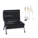 MaxxGarden Mini barbecue au charbon de bois - 38 x 52 cm