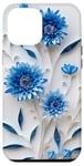 Coque pour iPhone 12 Pro Max Fleur Bleu Bleuet Floral Nature Femme Filles Fleurs