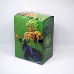 Anime Dragon Ball Angry Broly Figur Grön Hår Två Stilar Fighting Roaring Broli Pvc Dockstaty Samling Leksak Present Db 20cm in box