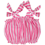 Kidsagogo Valeria Randig Crop Top Fuchsia | Rosa | 4-5 years