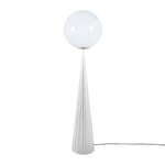 Tom Dixon Globe Fat golvlampa opal/silver