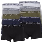 Jack & Jones Mens Handwrite Boxer Briefs - Blk/Olive/Navy/Gry/Wht - XL