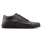 Vans Childrens Unisex Old Skool Trainers - Black - Size UK 4