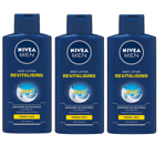 Nivea Men Body Lotion Revitalising Normal Skin With Vitamin E  3x400ml Bulk Buy