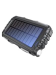 DENVER PSO-20010 MK2 - Solar Powerbank with 20.000mAh Battery and Triple USB Output Nødlader - Svart - 20000 Ah