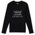 Batman Villains Arkham Asylum Unisex Long Sleeve T-Shirt - Black - M - Black