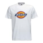 Dickies Icon Logo Moto Motorcycle Motorbike Casual T-Shirt White